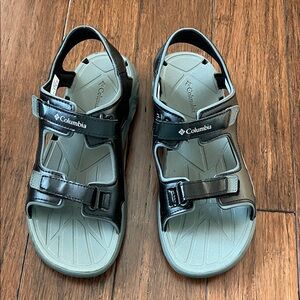 Columbia Kids' Black and Gray Sandals